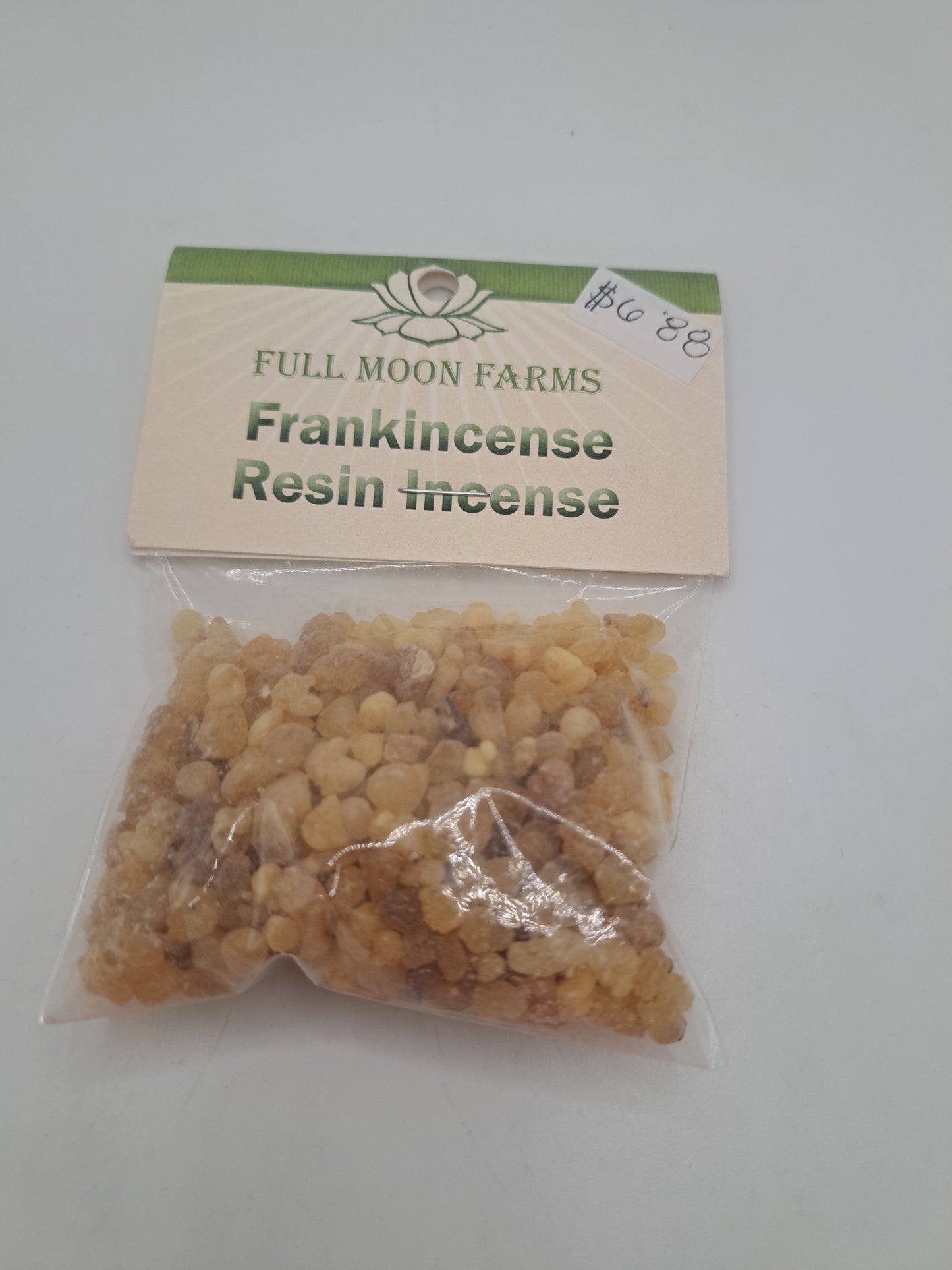 Frankincense resin incense