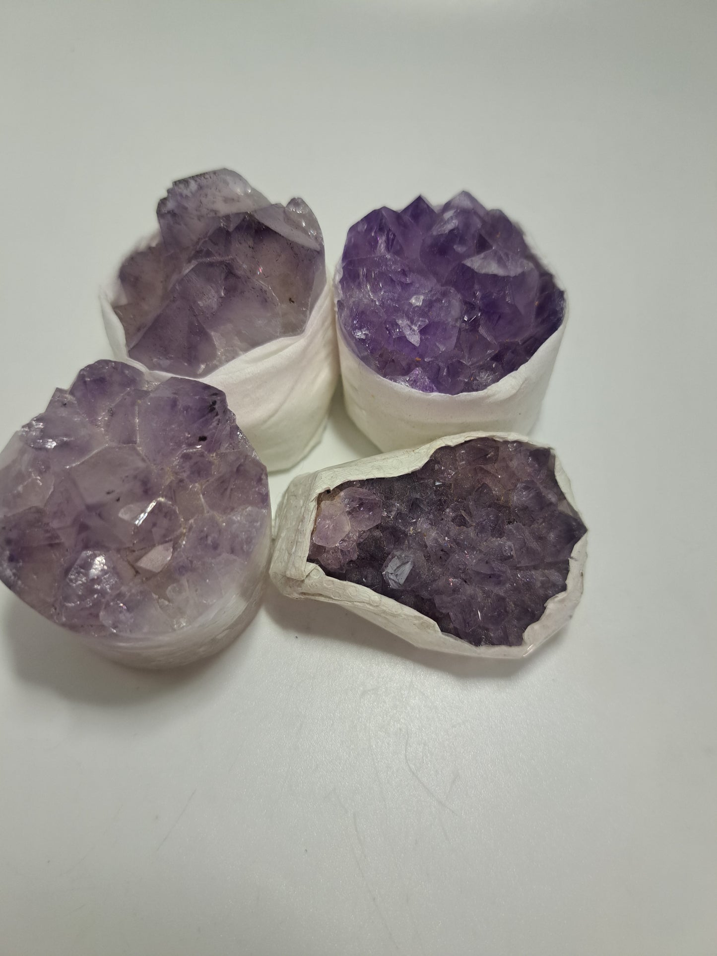 Amethyst clusters