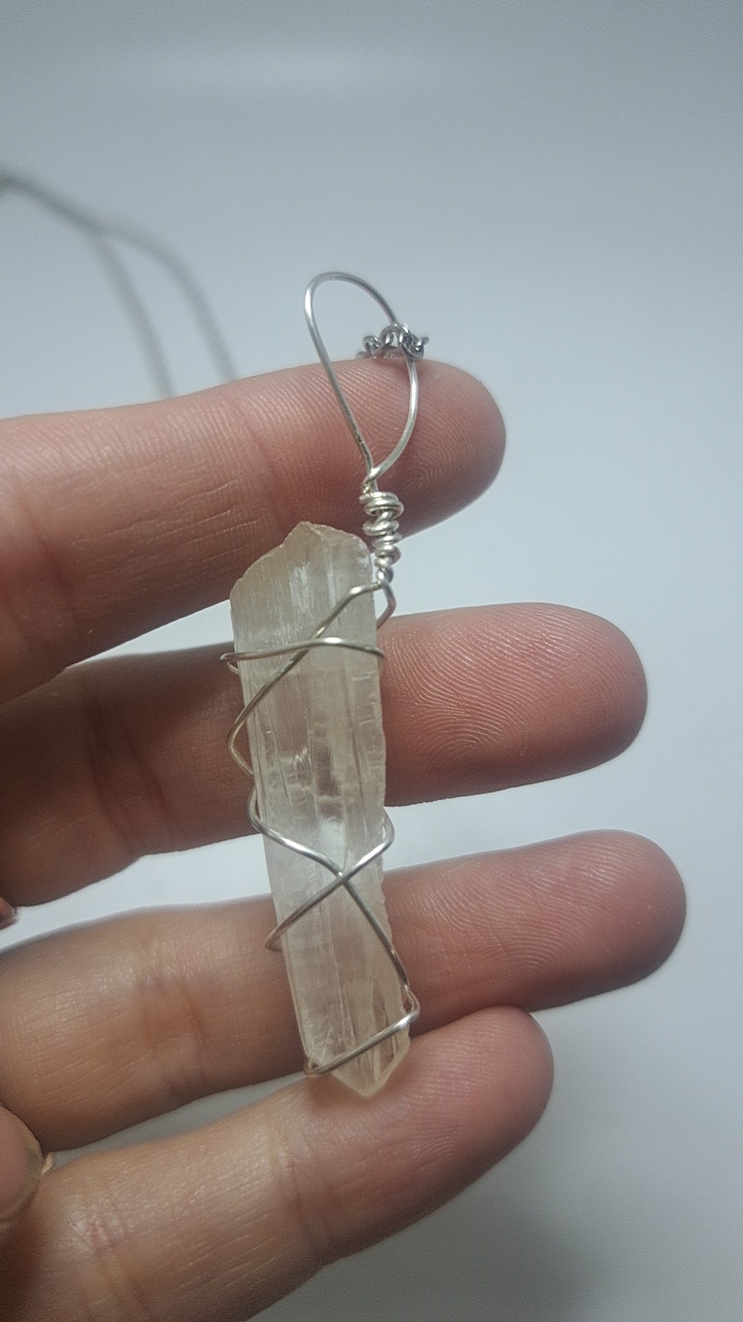 Clear Quartz wrapped