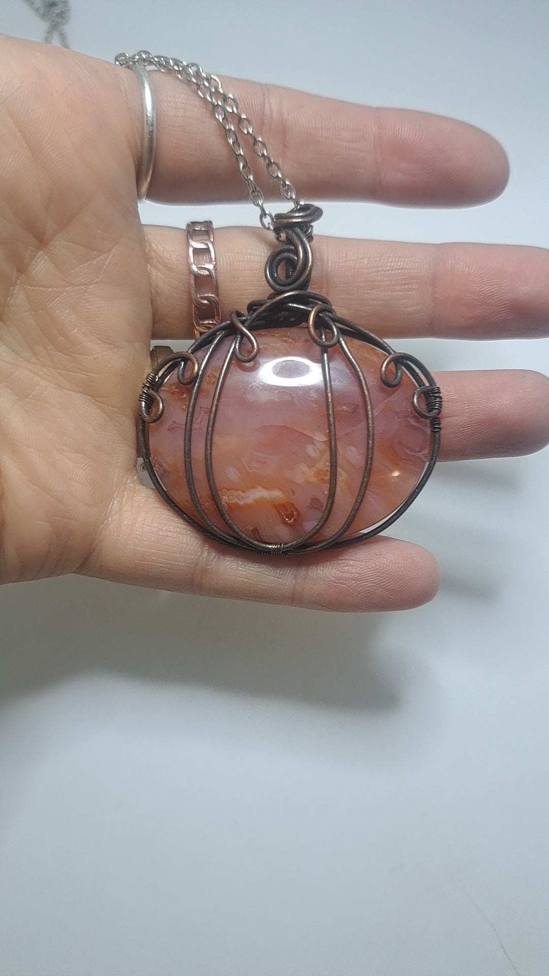 Pumpkin agate