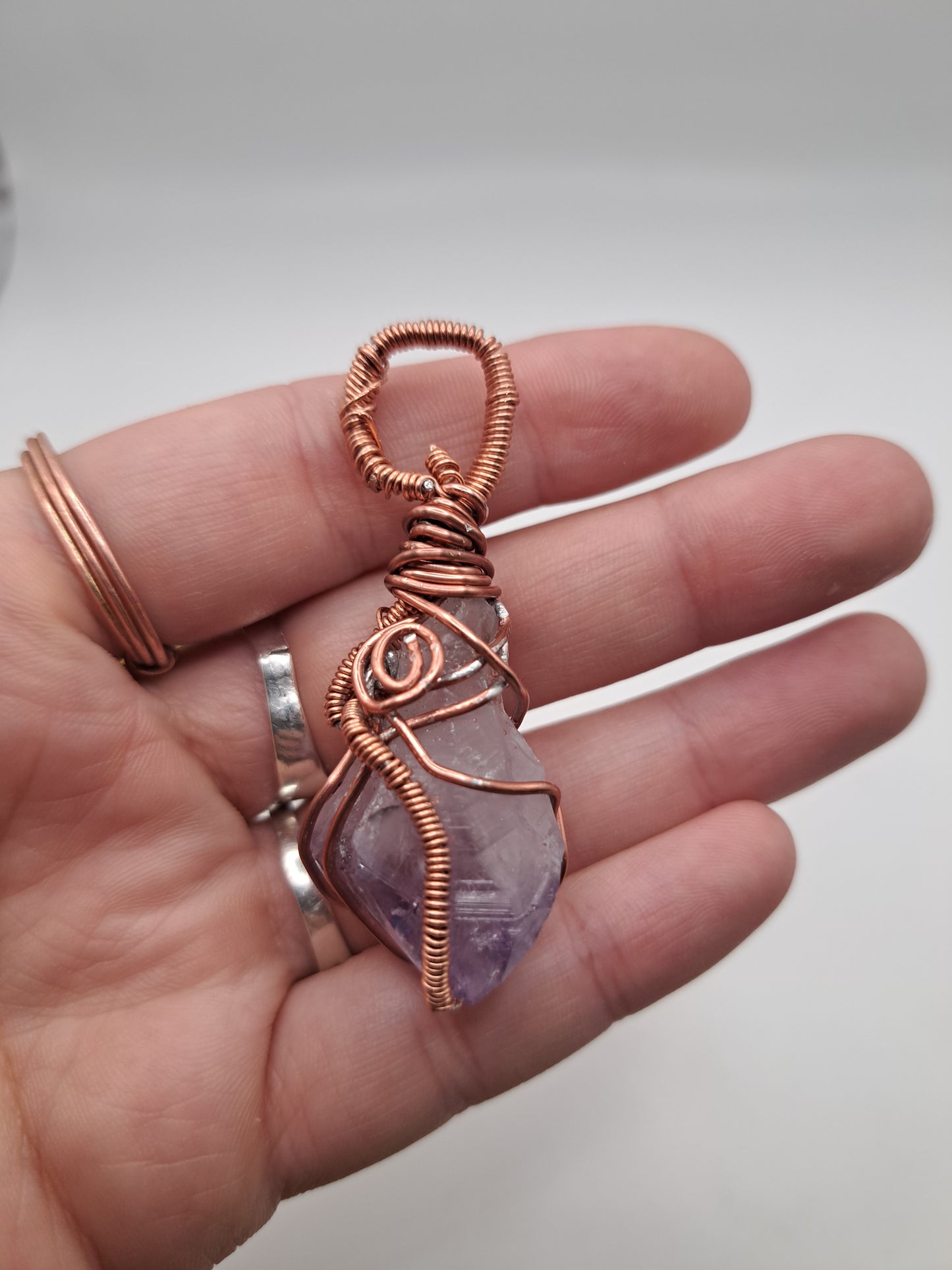 Wrapped Amethyst Stone