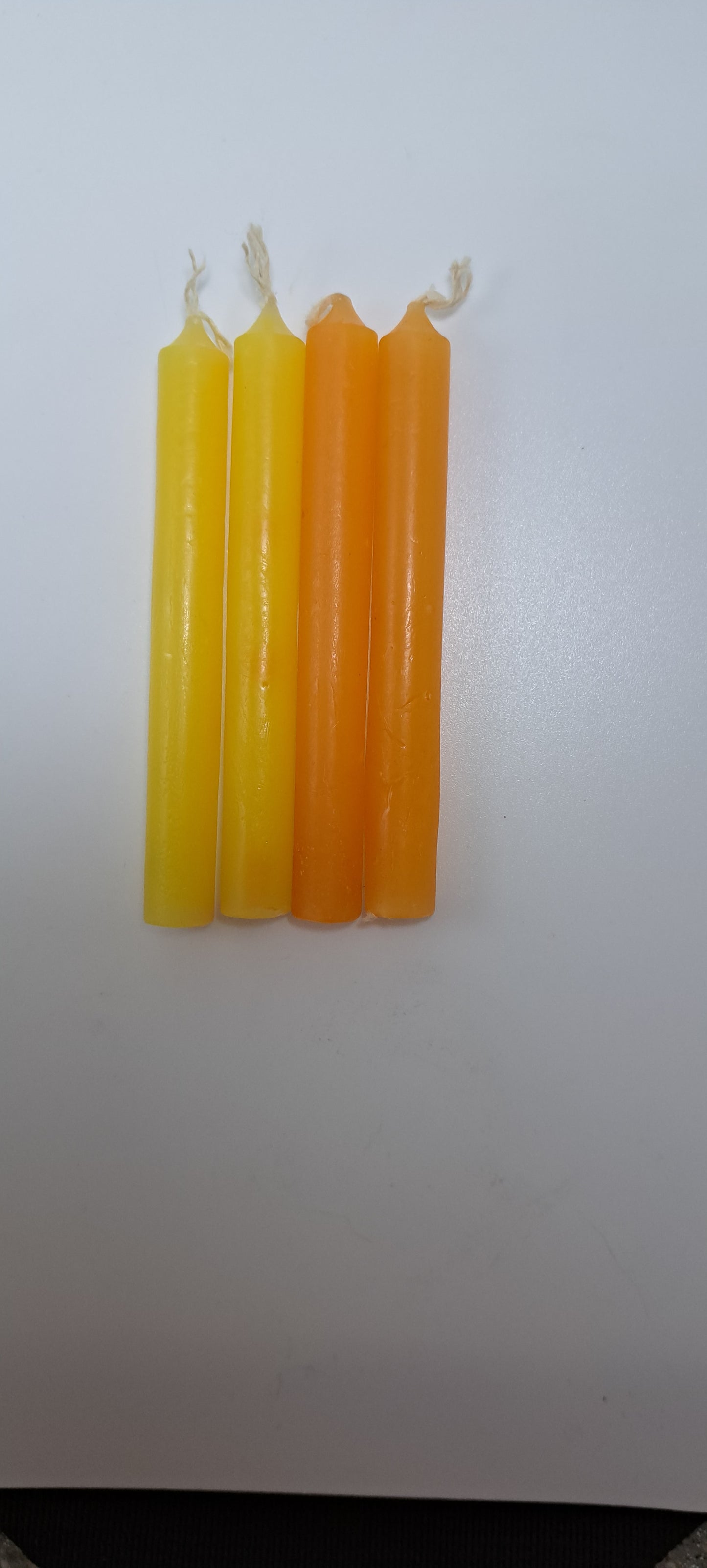 Spell Candles orange/yellow