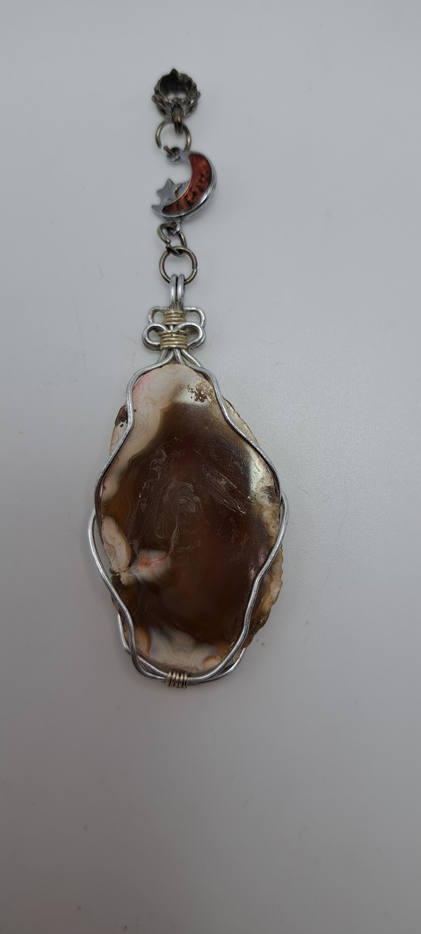 Wrapped Agate with moon