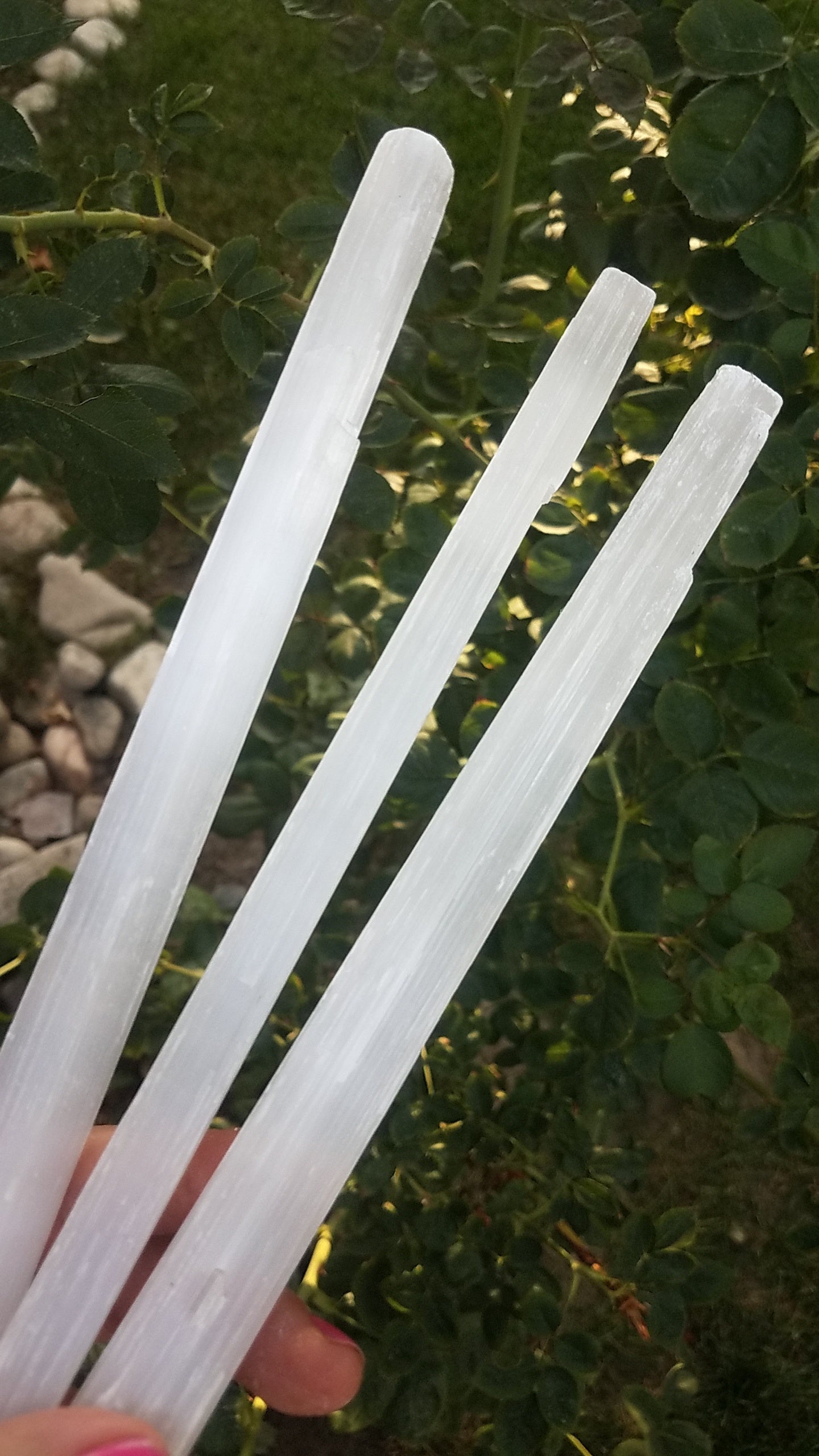 Selenite Wands